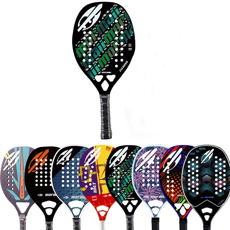 Carbono Raquetes Mormaii 브랜드 비치 테니스 프로 비치 테니스 라켓 Mormaii EVA, 부드러운 다양한 모델
